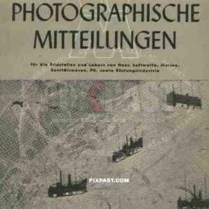 German war time magazine for photography. Wehr Photographische Mitteilungen 1943 Heft 4