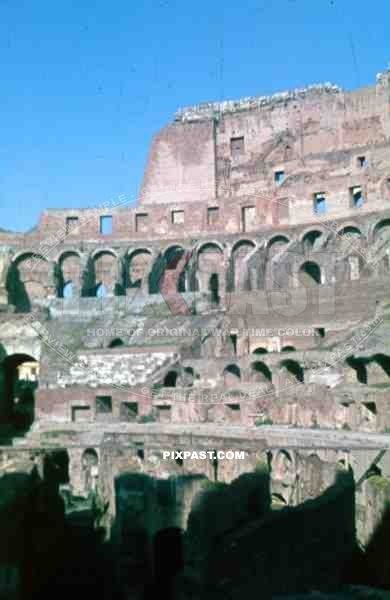 German wehrmacht in Rome Italy 1944 before surrender inside Colosseum