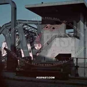 Ghent Belgium Portus Ghanda Stuka Bombed Harbour Bridge crane engineers 1940