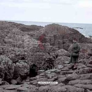 Giant_qt_s Causeway at the sea coast of the Antrim plateau, Ireland 1939