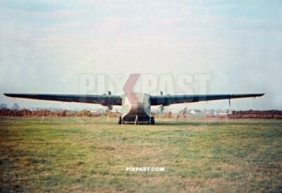 Gotha Go 242 transport glider on Front line airstrip near Dnipropetrovsk, Ukraine 1942. 295. Infanterie Divison