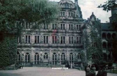 Heidelberg Castle 1936 Schlosshof