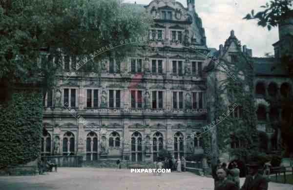 Heidelberg Castle 1936 Schlosshof