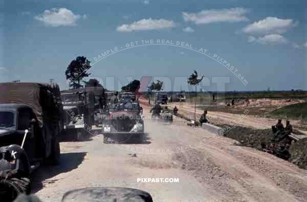 In the area of Dubno-Lutsk-Brody on the way to Riwne, Ukraine 1941
