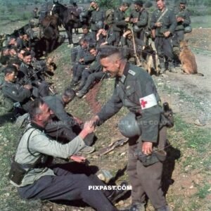 Invasion of Greece 1941. 304 Schutzen Regiment. 2nd Panzer Division. Medical Army officer. Gebirgsjager