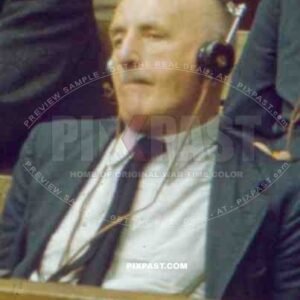 Julius Streicher. founder of the virulently anti-Semitic newspaper Der Sturmer. NUREMBERG TRIAL 1946