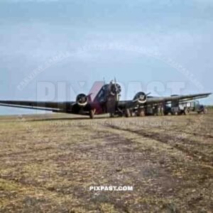 Junkers Ju 52 Transport on Frontline airstrip near Dnipropetrovsk, Ukraine 1942