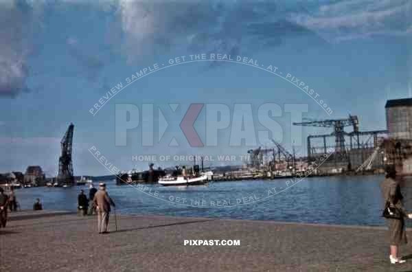 Kiel harbour, Germany 1939