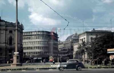 Königsplatz in Leipzig, Germany 1940