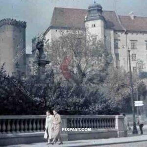 Königsresidenz Wawel in Krakow, Poland 1940