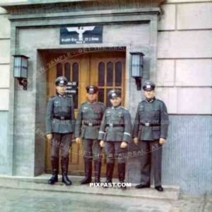 Kraftfahr Ersatz Abteilung 23. Motor vehicle replacement department. Sorau Kaserne. 1940 Lausitz