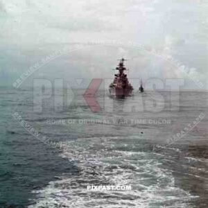 Kriegsmarine warship "Admiral Hipper" at the french Atlantic coast 1941