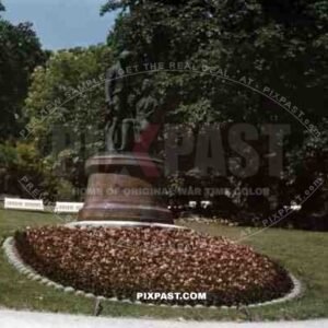 Lanner and Strauss memorial in Baden, Austria 1937