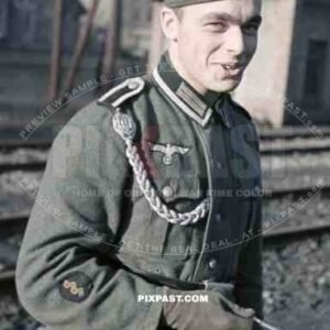 Leipzig Main train station Hauptbahnhof medical officer whistle 1941