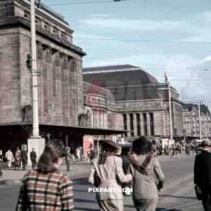 Leipzig main station, Germany 1940