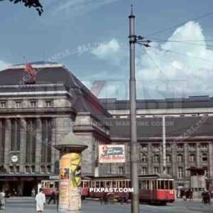 Leipzig main station, Germany 1940