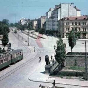 Lions bridge in Sofia, Bulgaria 1942