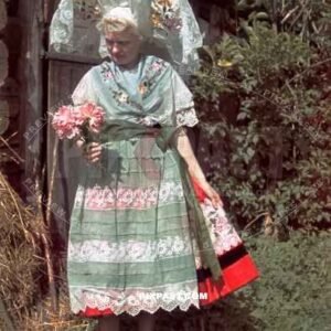 Local Traditional Sorbische Trachten Costume. 1937 Sorben from Lausitz
