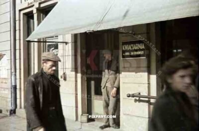 Lotz Ghetto Poland 1941 street life