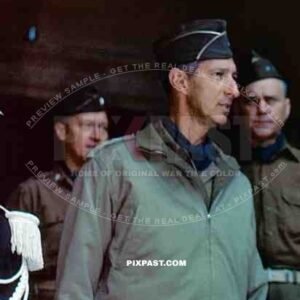 Lt. Gen. Mark Clark. Fifth Army in its capture of Rome in June 1944. Maj. Gen. Alfred Gruenther. Vatican City. Msgr. Carroll.