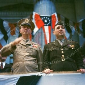 Lt.General Jonathan Mayhew Wainwright. Washington DC. North America 1945. Victory end of the war speech.