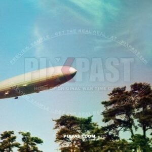 Luftschiff LZ 130 Graf Zeppelin II over Munich area Bavaria Germany 1938