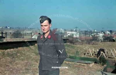 Luftwaffe Flak Bordeaux France 1941 Flak Regiments 45, 1. Batterie gemischte Flak Abteilung 923, Feldpost L.35139, camo, bunker