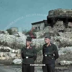 Luftwaffe Flak Bordeaux France 1941 Flak Regiments 45, 1. Batterie gemischte Flak Abteilung 923, factory ruins