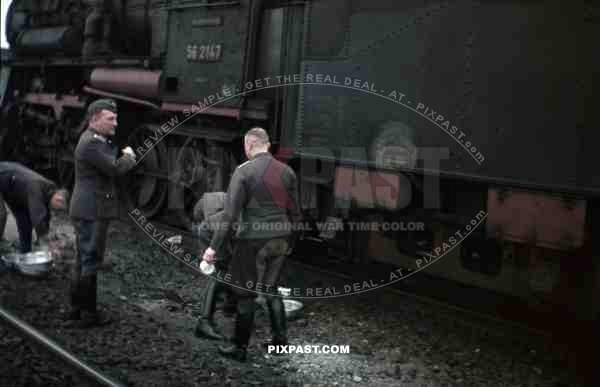Luftwaffe Flotte officers on train transport through Italy to destination Sicily 1943