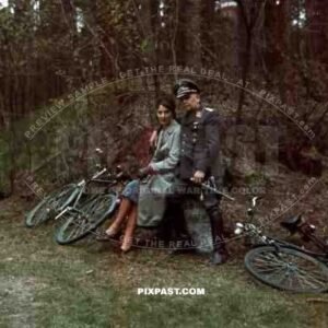 Luftwaffe officer and his wife in Bad Saarow, Germany 1939