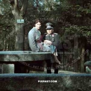 Luftwaffe officer and his wife in Bad Saarow, Germany 1939