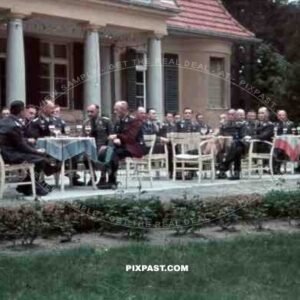 Luftwaffe officers at a restaurant in Bad Saarow, Germany 1939