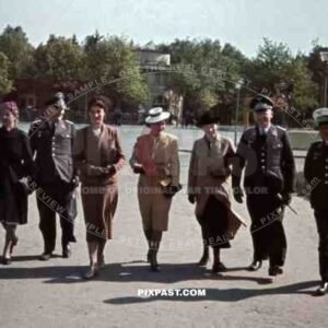 Luftwaffe officers with their wives in Bad Saarow, Germany 1939