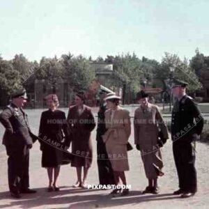 Luftwaffe officers with their wives in Bad Saarow, Germany 1939