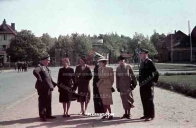 Luftwaffe officers with their wives in Bad Saarow, Germany 1939