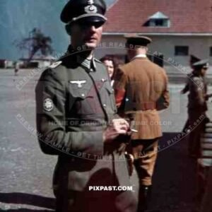 Major of the 134th mountain troopers division in Landeck, Austria 1941, Pontlatz Kaserne