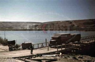 Makeshift-bridge near Kalach at the Don, Russia ~1941