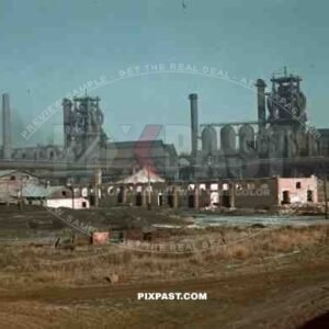 Mariupol Ukraine industry factory docks captured Wehrmacht harbor 1942