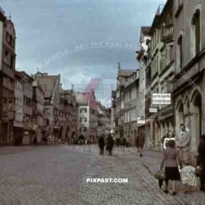 Maximilianstrasse in Lindau am Bodensee, Germany ~1942