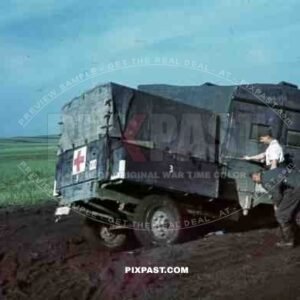 Medical Ambulance Unit, Heavy Artillery Abteilung (Battalion) 711 (motorized), Russian Front, 1942, Army Group Centre