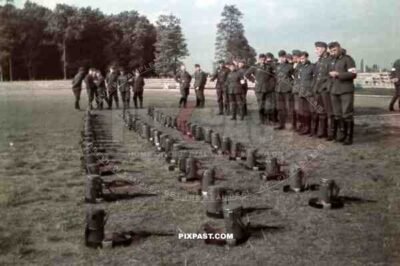 Medical Wehrmacht field exercise in Kandel, Germany 1940