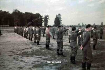 Medical Wehrmacht field exercise in Kandel, Germany 1940