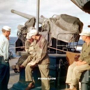 Members of the Thirteenth Expeditionary Air Force 13 EAF sailing back to USA San Francisco from Philippines 1945