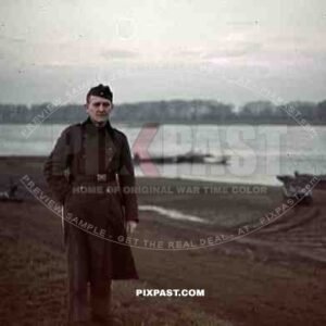 Military River Bridges constructed in France 1940.  4th Panzer Division.