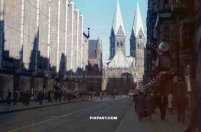 Obernstrasse Bremen. direction Dom 1940