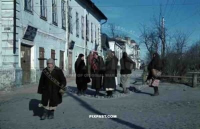 Ochtyrka, Ukraine, ул. Октябрьская centre of Ochtyrka, 1941, 94. Infantry Division, Meissen, Signal corp, Summer,