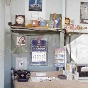 Office inside the barracks in Okinawa, Japan 1946