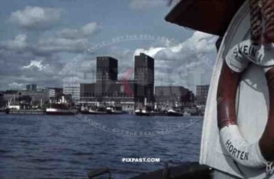 Oslo harbour, Norway 1940