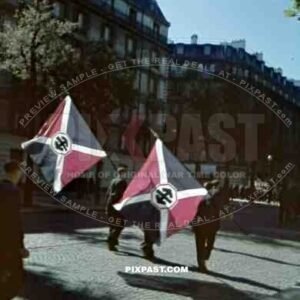 PPF, French Popular Party, Parti Populaire Français, Paris, 1942, Fascist French Political Party, Rally, Parade.