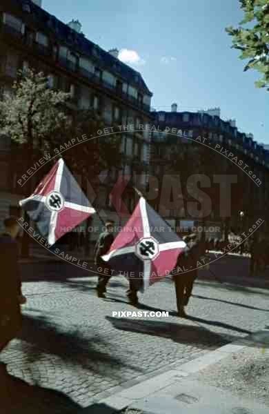 PPF, French Popular Party, Parti Populaire Français, Paris, 1942, Fascist French Political Party, Rally, Parade.